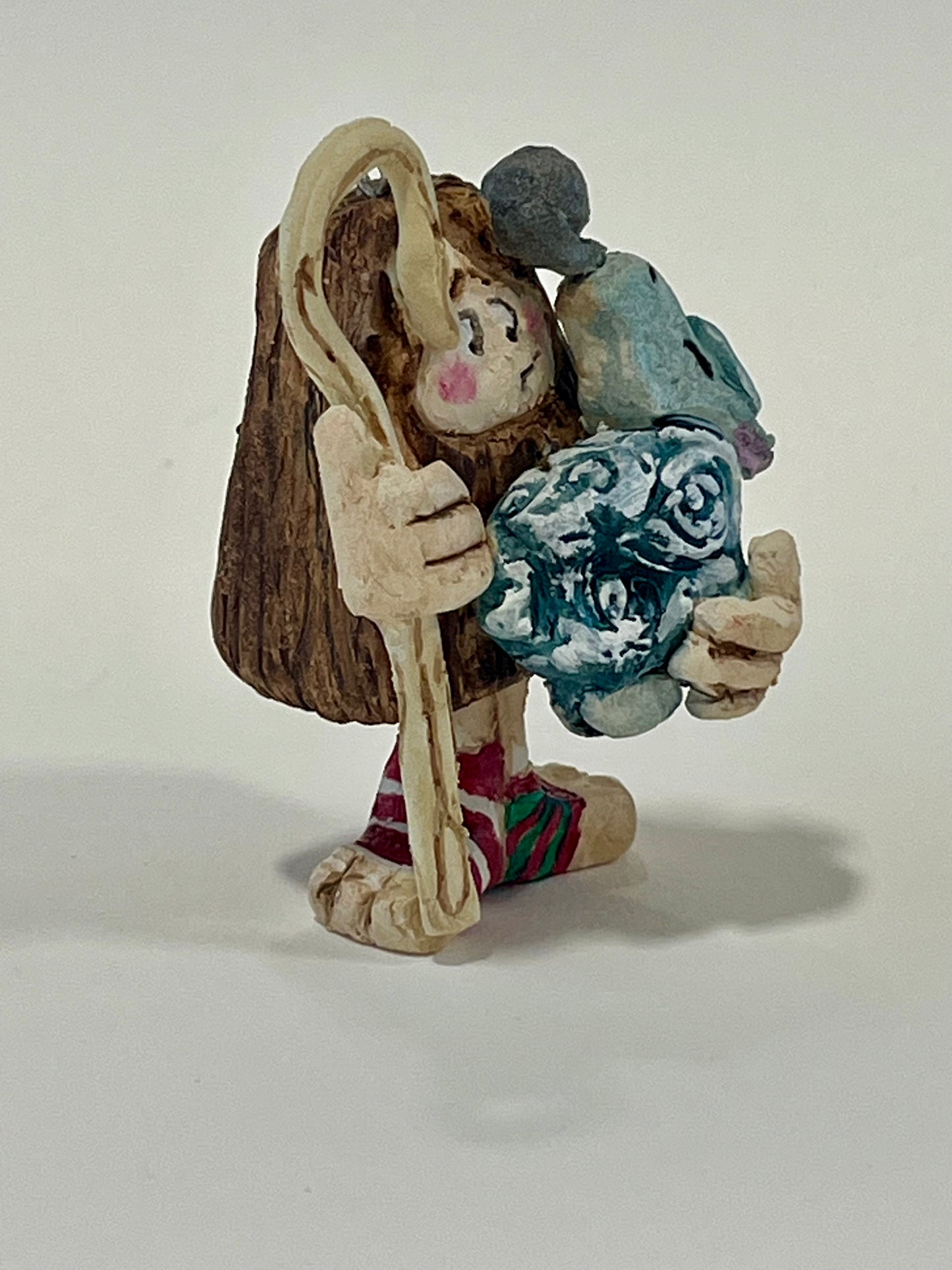 Hands Full of Mischief-sheep smoking a pipe