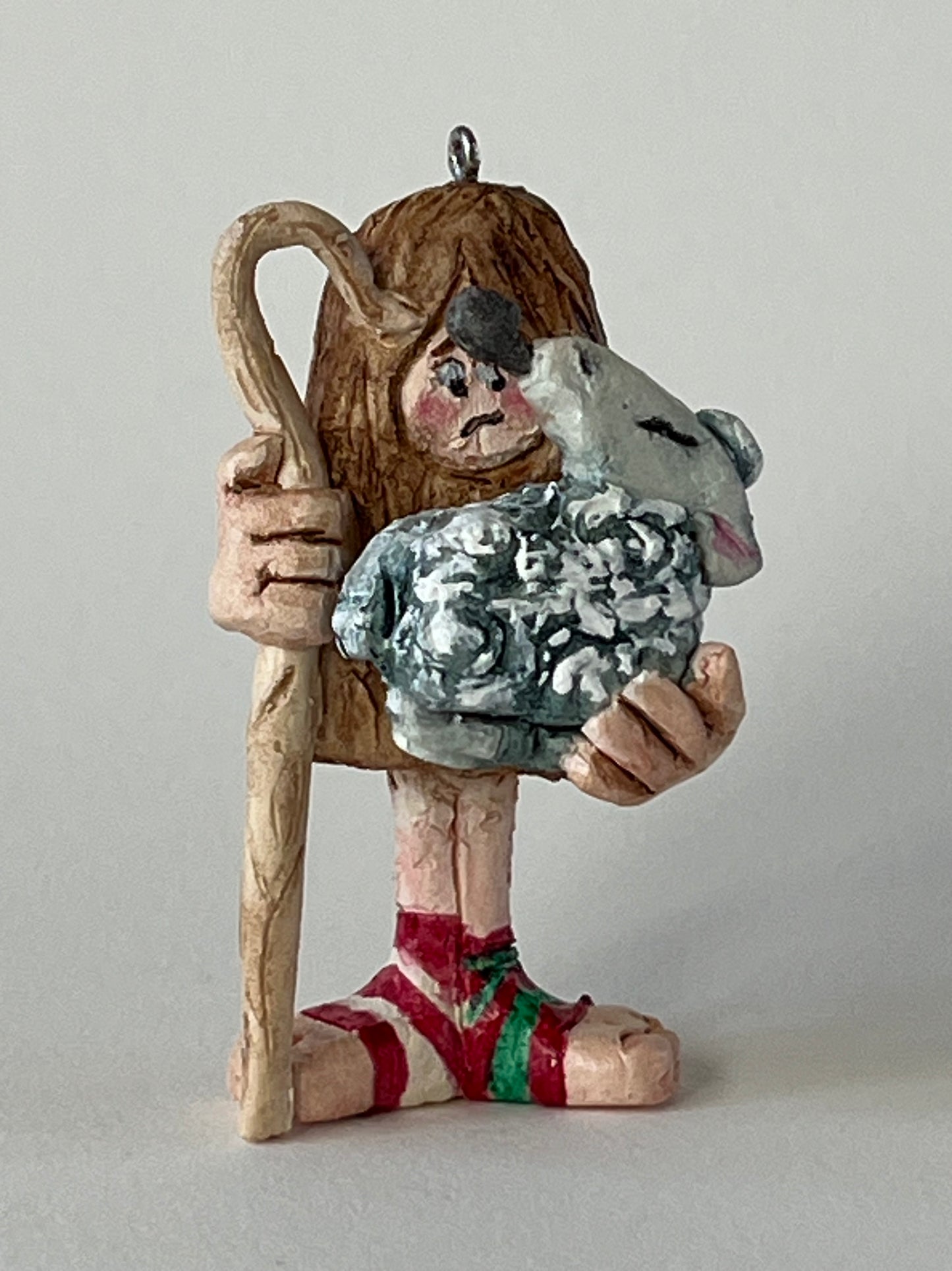 Hands Full of Mischief-Sheep smoking pipe