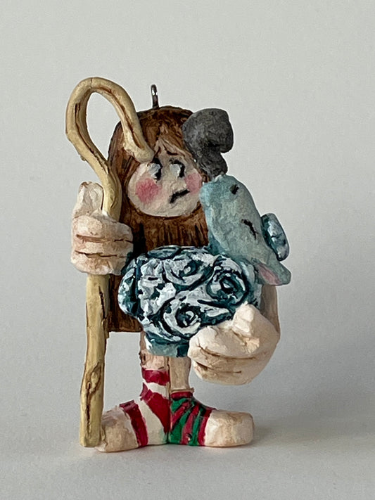 Hands Full of Mischief-Sheep smoking pipe