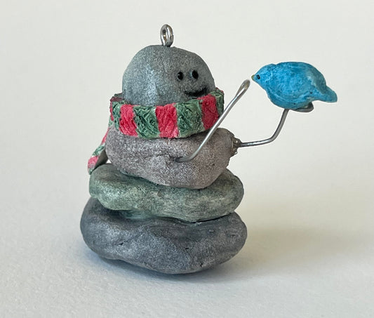 Curious Cairn-blue bird
